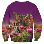 ANZAC Day Sweatshirt Lest We Forget The Animals Of War
