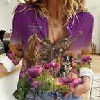 ANZAC Day Women Casual Shirt Lest We Forget The Animals Of War