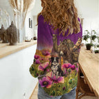 ANZAC Day Women Casual Shirt Lest We Forget The Animals Of War