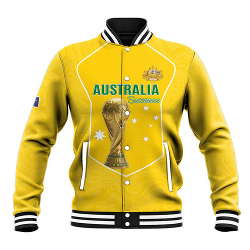 Custom Australia Soccer Baseball Jacket Aussie Aussie Oi Oi Oi