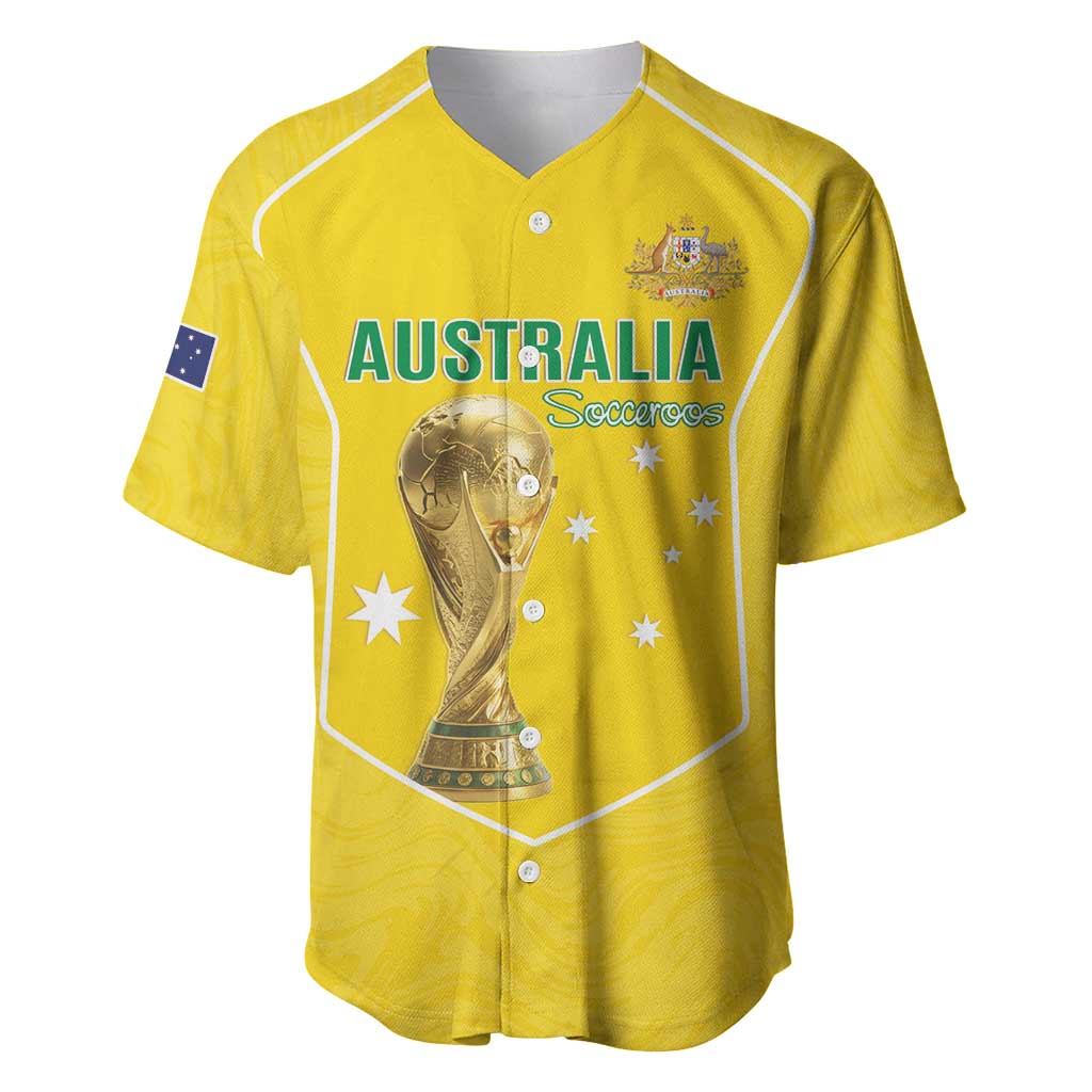 Custom Australia Soccer Baseball Jersey Aussie Aussie Oi Oi Oi