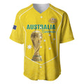 Custom Australia Soccer Baseball Jersey Aussie Aussie Oi Oi Oi