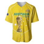 Custom Australia Soccer Baseball Jersey Aussie Aussie Oi Oi Oi