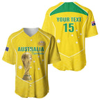 Custom Australia Soccer Baseball Jersey Aussie Aussie Oi Oi Oi