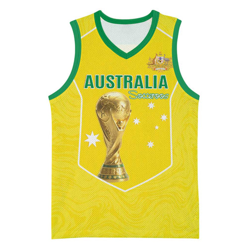 Custom Australia Soccer Basketball Jersey Aussie Aussie Oi Oi Oi