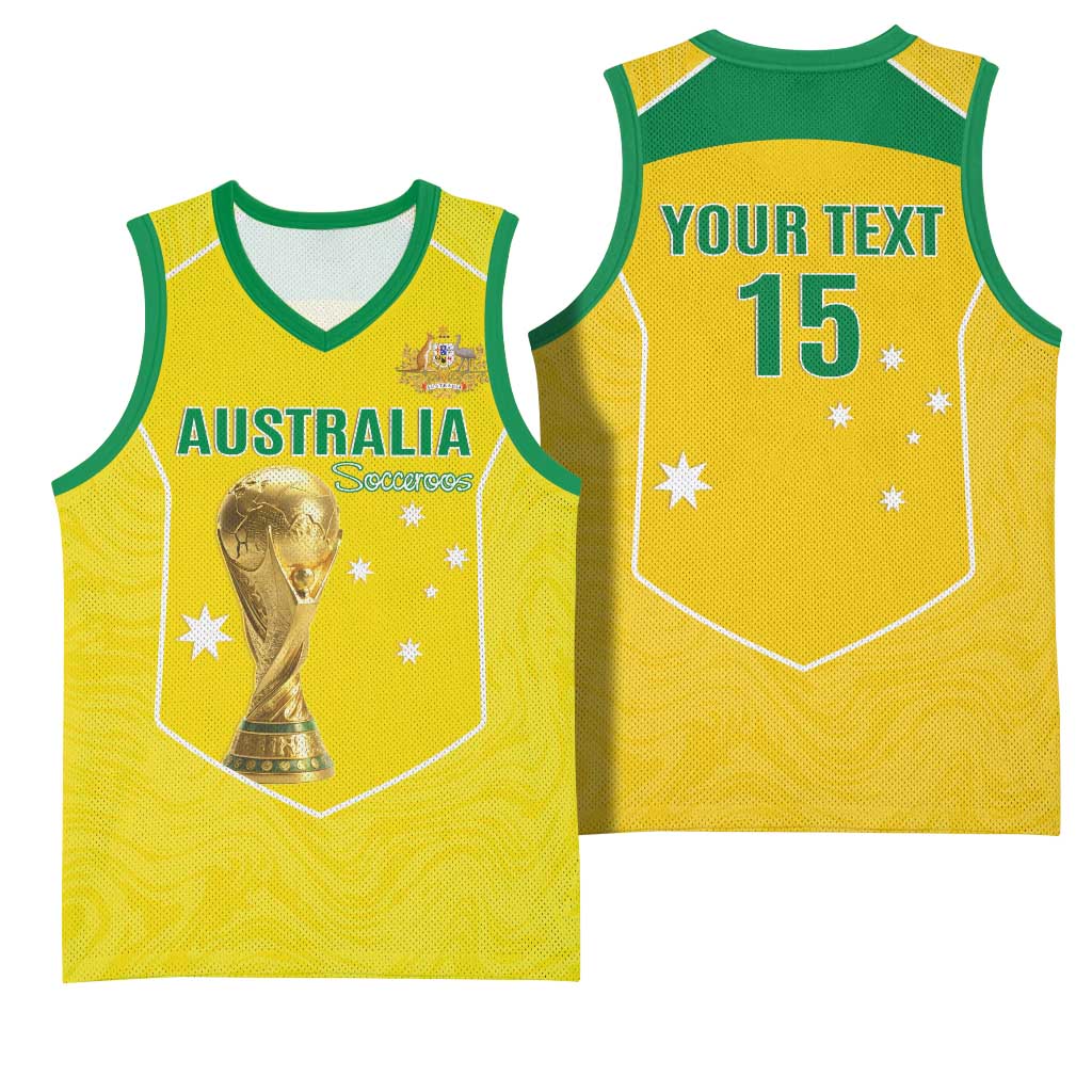 Custom Australia Soccer Basketball Jersey Aussie Aussie Oi Oi Oi