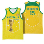 Custom Australia Soccer Basketball Jersey Aussie Aussie Oi Oi Oi