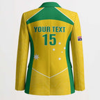 Custom Australia Soccer Blazer Aussie Aussie Oi Oi Oi