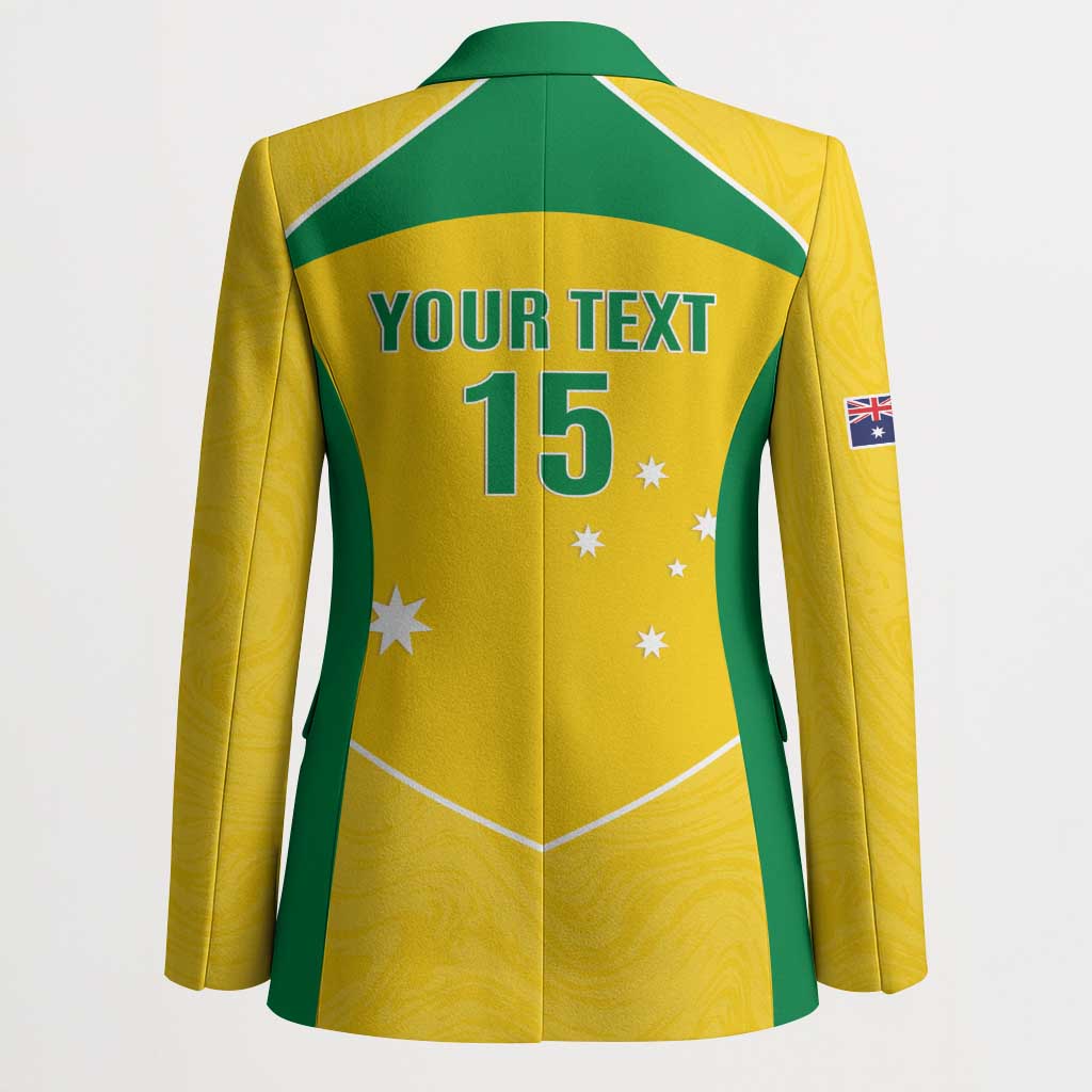 Custom Australia Soccer Blazer Aussie Aussie Oi Oi Oi