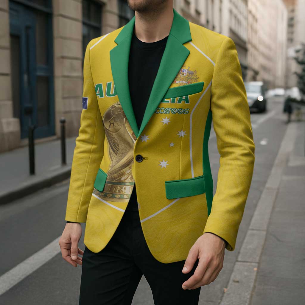 Custom Australia Soccer Blazer Aussie Aussie Oi Oi Oi