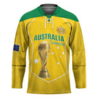 Custom Australia Soccer Hockey Jersey Aussie Aussie Oi Oi Oi