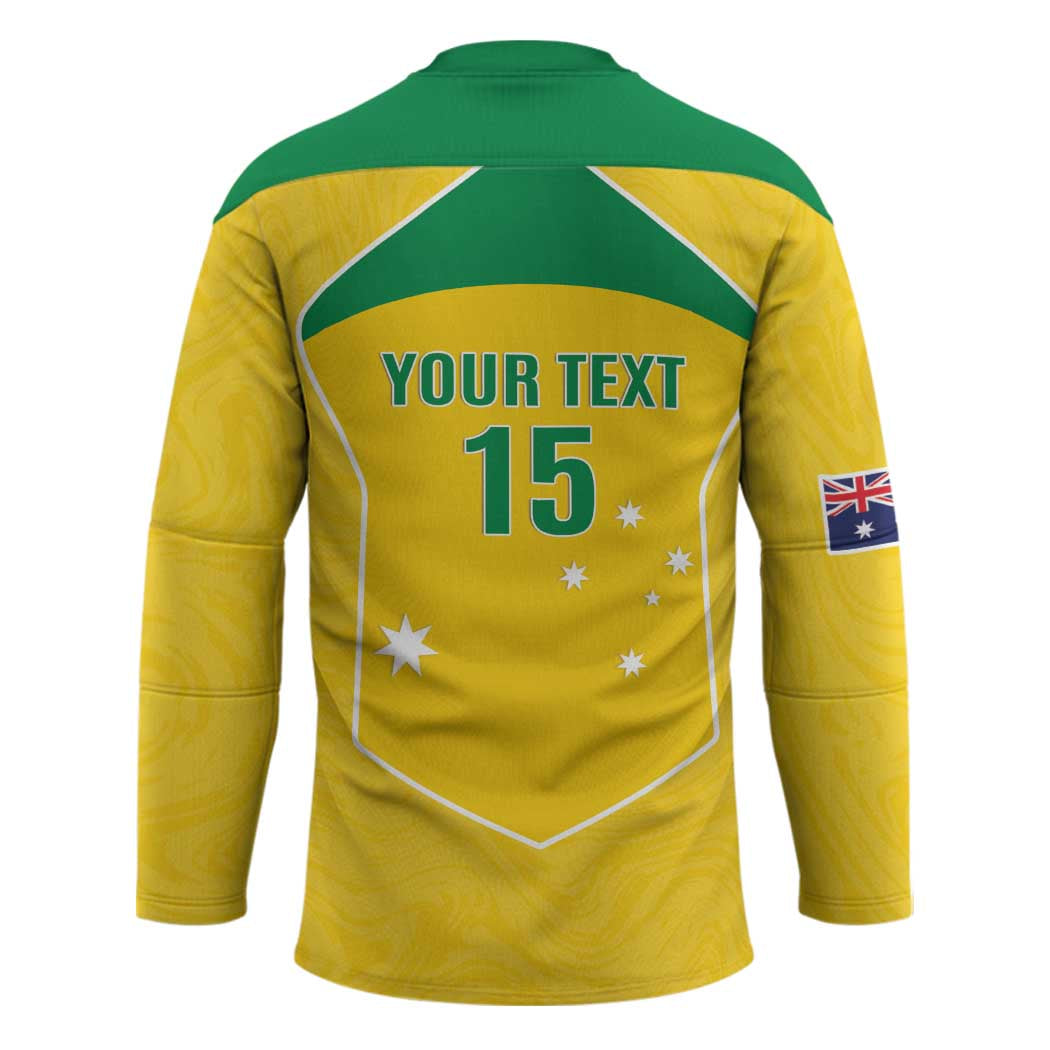 Custom Australia Soccer Hockey Jersey Aussie Aussie Oi Oi Oi