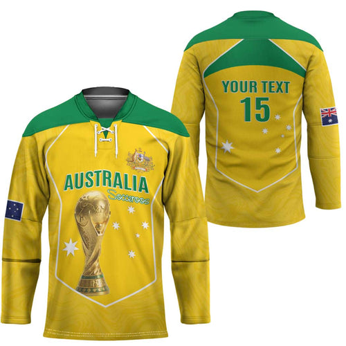 Custom Australia Soccer Hockey Jersey Aussie Aussie Oi Oi Oi