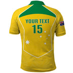 Custom Australia Soccer Polo Shirt Aussie Aussie Oi Oi Oi