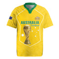 Custom Australia Soccer Rugby Jersey Aussie Aussie Oi Oi Oi