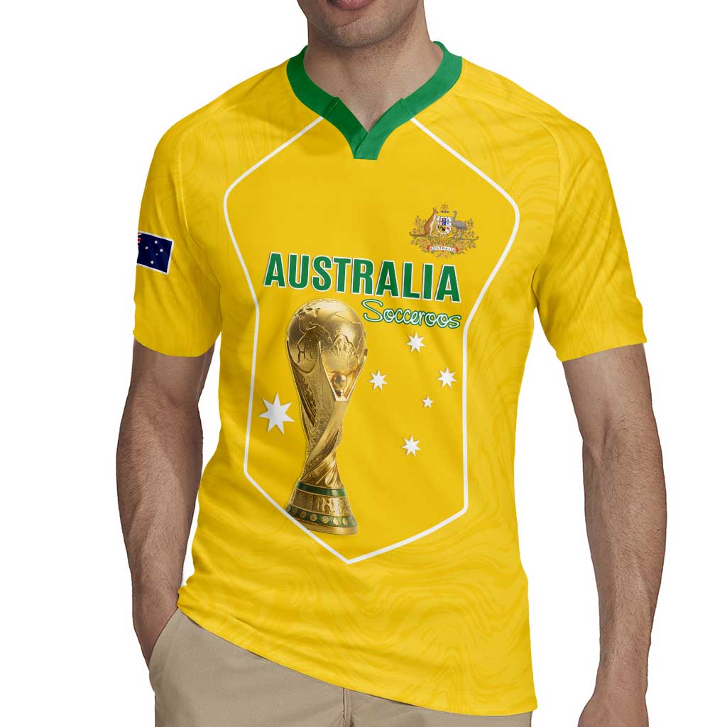 Custom Australia Soccer Rugby Jersey Aussie Aussie Oi Oi Oi