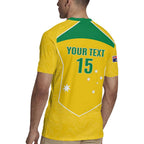 Custom Australia Soccer Rugby Jersey Aussie Aussie Oi Oi Oi