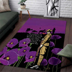 ANZAC Soldier and War Animals Area Rug We Will Remember Them