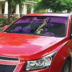 ANZAC Soldier and War Animals Auto Sun Shade We Will Remember Them
