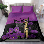 ANZAC Soldier and War Animals Bedding Set We Will Remember Them