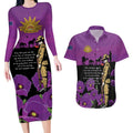ANZAC Soldier and War Animals Couples Matching Long Sleeve Bodycon Dress and Hawaiian Shirt We Will Remember Them