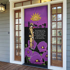 ANZAC Soldier and War Animals Door Cover We Will Remember Them
