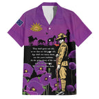 ANZAC Soldier and War Animals Family Matching Mermaid Dress and Hawaiian Shirt We Will Remember Them