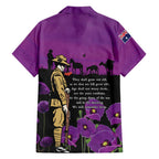 ANZAC Soldier and War Animals Family Matching Mermaid Dress and Hawaiian Shirt We Will Remember Them