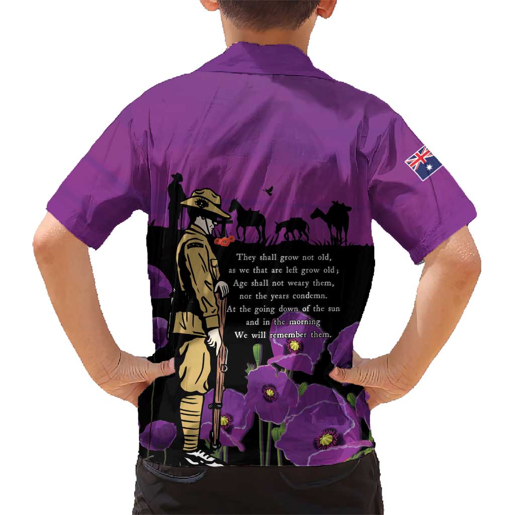 ANZAC Soldier and War Animals Family Matching Puletasi and Hawaiian Shirt We Will Remember Them