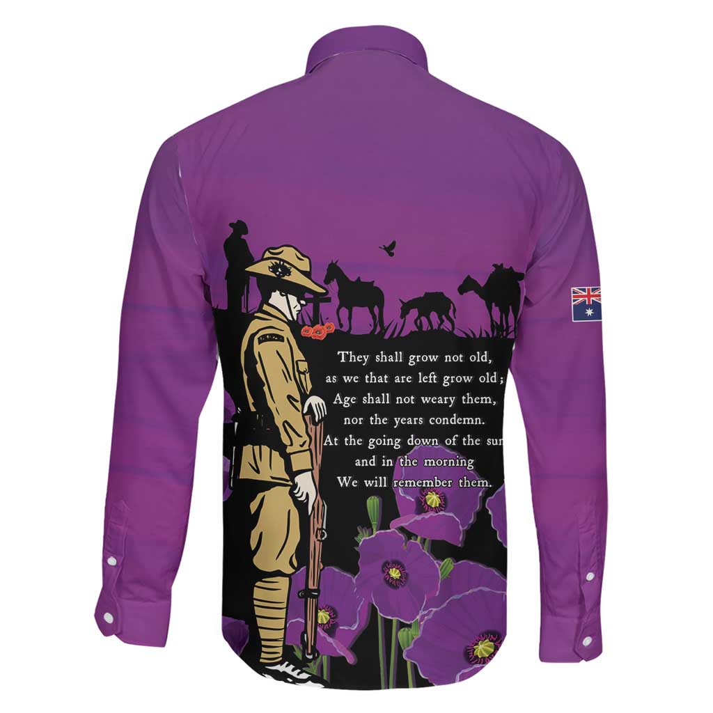 ANZAC Soldier and War Animals Family Matching Short Sleeve Bodycon Dress and Hawaiian Shirt We Will Remember Them
