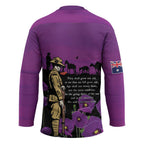 ANZAC Soldier and War Animals Hockey Jersey We Will Remember Them