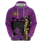 ANZAC Soldier and War Animals Hoodie We Will Remember Them