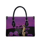 ANZAC Soldier and War Animals Leather Bag We Will Remember Them