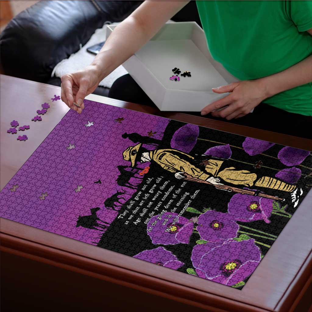 ANZAC Soldier and War Animals Puzzle We Will Remember Them