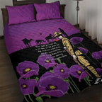 ANZAC Soldier and War Animals Quilt Bed Set We Will Remember Them