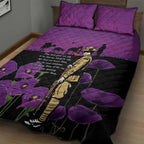 ANZAC Soldier and War Animals Quilt Bed Set We Will Remember Them