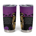 ANZAC Soldier and War Animals Tumbler Cup We Will Remember Them