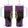 ANZAC Soldier and War Animals Tumbler With Handle We Will Remember Them