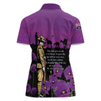 ANZAC Soldier and War Animals Women Polo Shirt We Will Remember Them