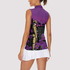 ANZAC Soldier and War Animals Women Sleeveless Polo Shirt We Will Remember Them