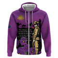 ANZAC Soldier and War Animals Zip Hoodie We Will Remember Them