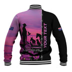 Personalised ANZAC War Animals Baseball Jacket Lest We Forget Memorial