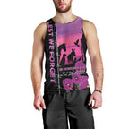 Personalised ANZAC War Animals Men Tank Top Lest We Forget Memorial