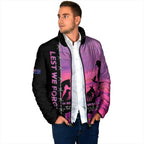 Personalised ANZAC War Animals Padded Jacket Lest We Forget Memorial