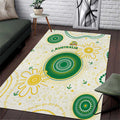 Australia Cricket Area Rug Aboriginal Pattern - Aussie Hoodie