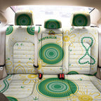 Australia Cricket Back Car Seat Cover Aboriginal Pattern - Aussie Hoodie
