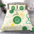 Australia Cricket Bedding Set Aboriginal Pattern - Aussie Hoodie