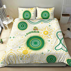 Australia Cricket Bedding Set Aboriginal Pattern - Aussie Hoodie