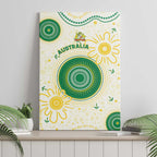 Australia Cricket Canvas Wall Art Aboriginal Pattern - Aussie Hoodie