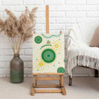 Australia Cricket Canvas Wall Art Aboriginal Pattern - Aussie Hoodie